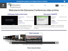 Tablet Screenshot of gstconf.ubicast.tv